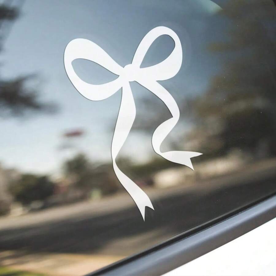 Car Accessories For Women - 1 шт. наклейка-бантик для автомобиля, виниловая