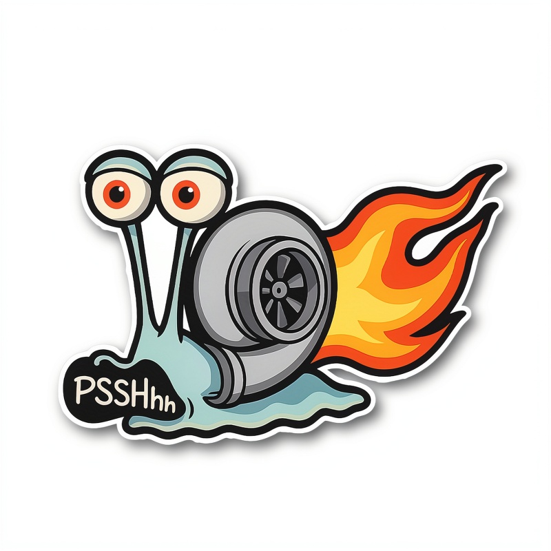 Car Accessories Sticker - Набор из 5 забавных наклеек для