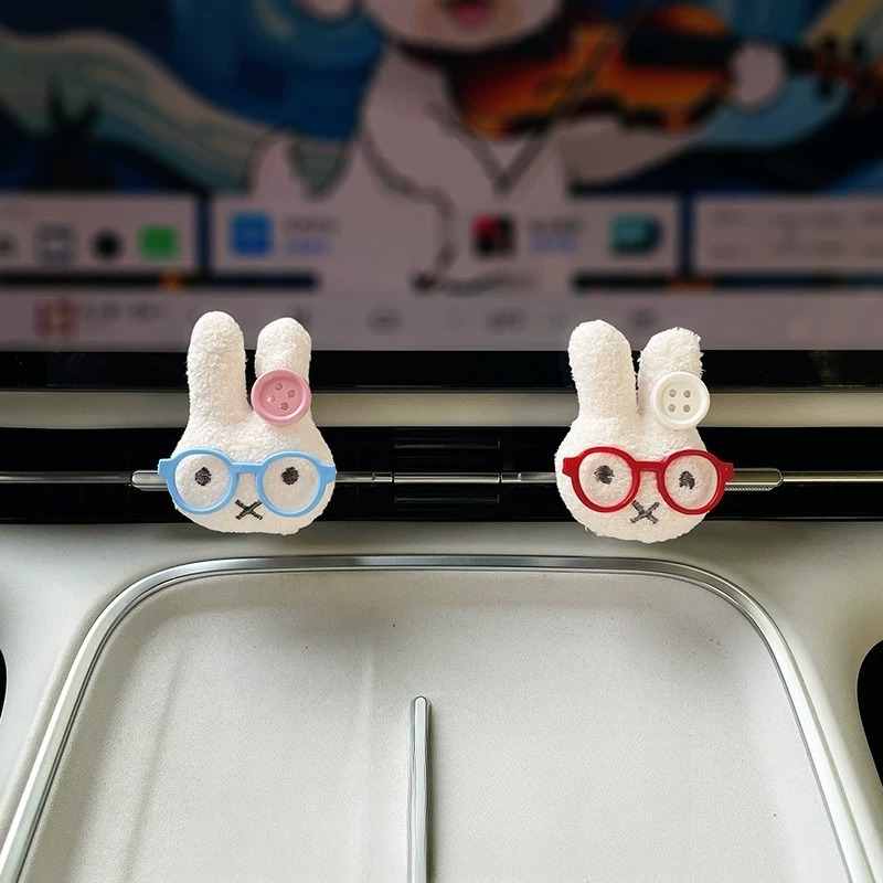Car Air Freshener Vent - Милый кролик в очках: ароматизатор для