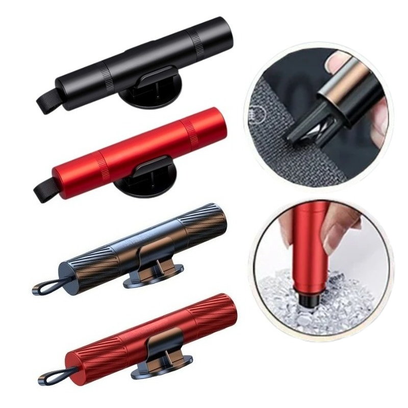 Car Emergency Tool Kit - 2-в-1 автомобильный безопасный молоток аварийный оконный