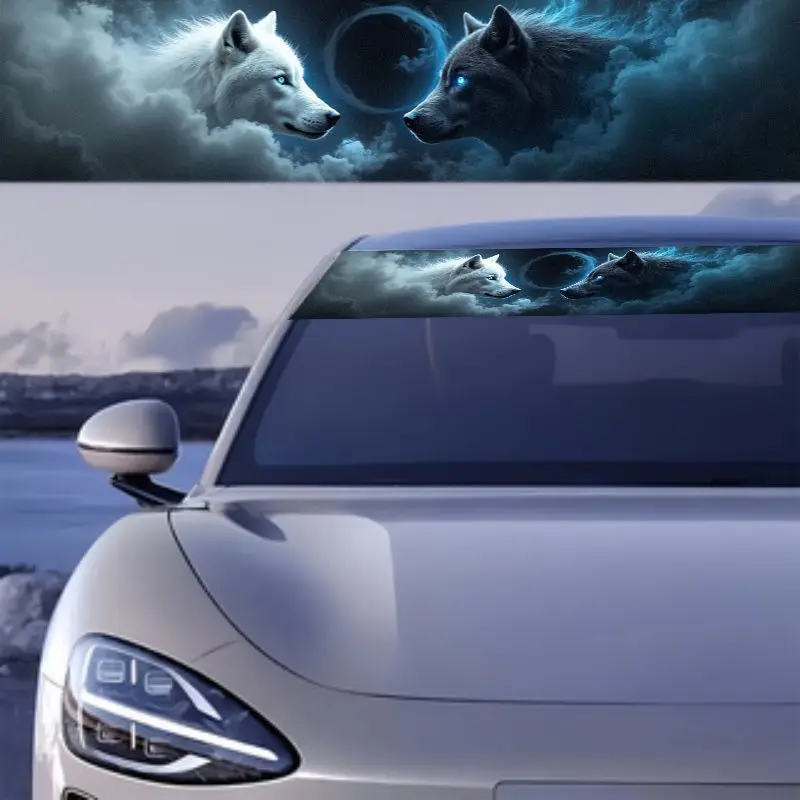 1 шт., наклейка на переднее ло – обзор и цена Car Accessories Banner