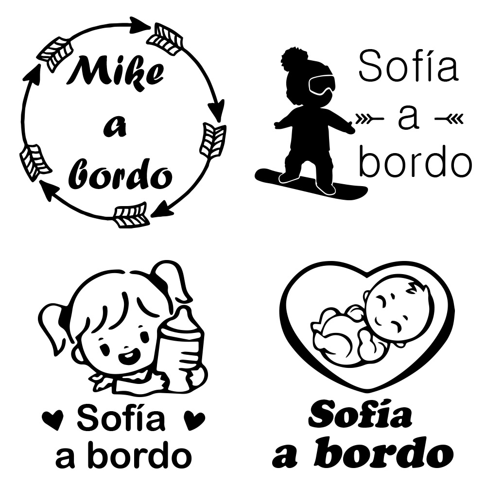 1 шт. виниловые детские bordo  – обзор и цена Car Accessories Sticker