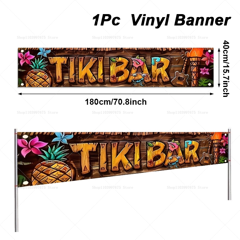 Банер Тики, тропический гавайс – обзор и цена Car Accessories Banner