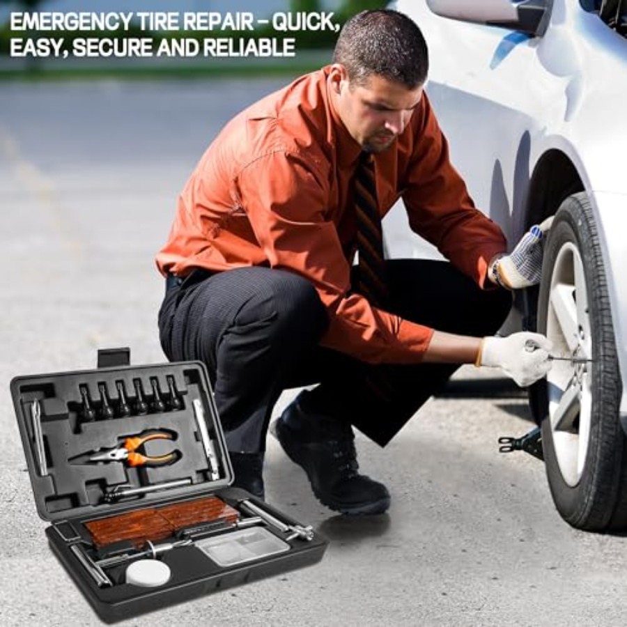 Набор для ремонта шин из нержа – обзор и цена Car Emergency Tool Kit